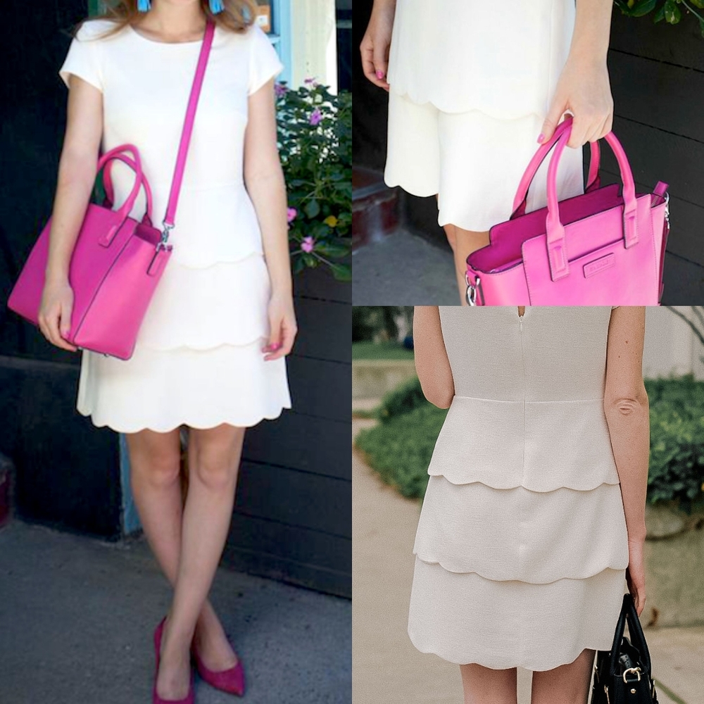 Club Monaco Scalloped Dress - Picture 4 of 7